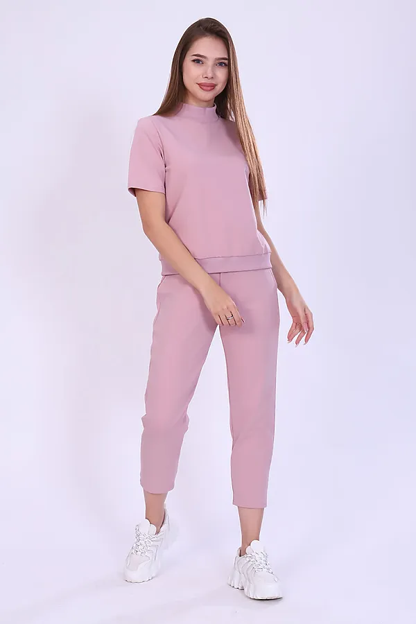 Костюм(брюки+кофта) СОФИЯ37, пудровый - фото 2