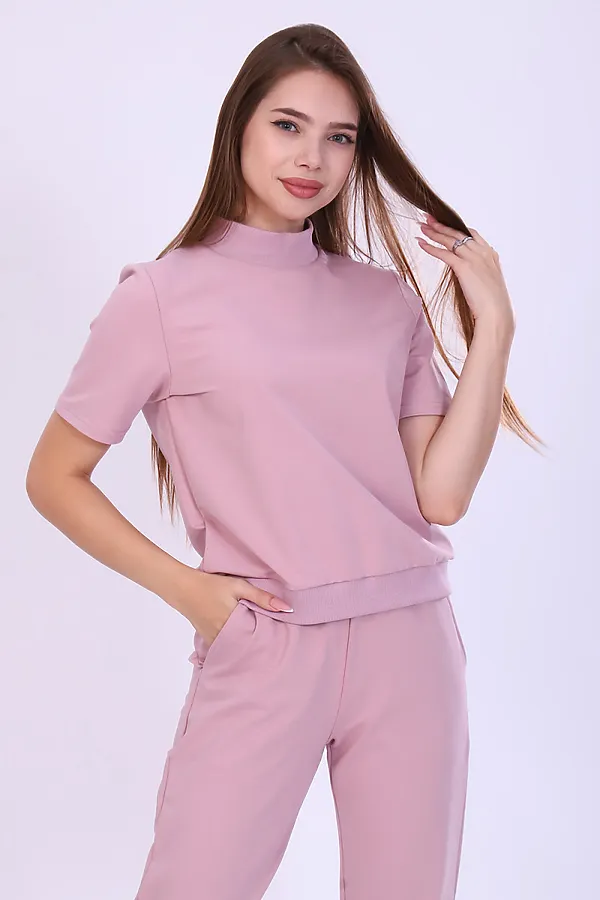 Костюм(брюки+кофта) СОФИЯ37, пудровый - фото 2