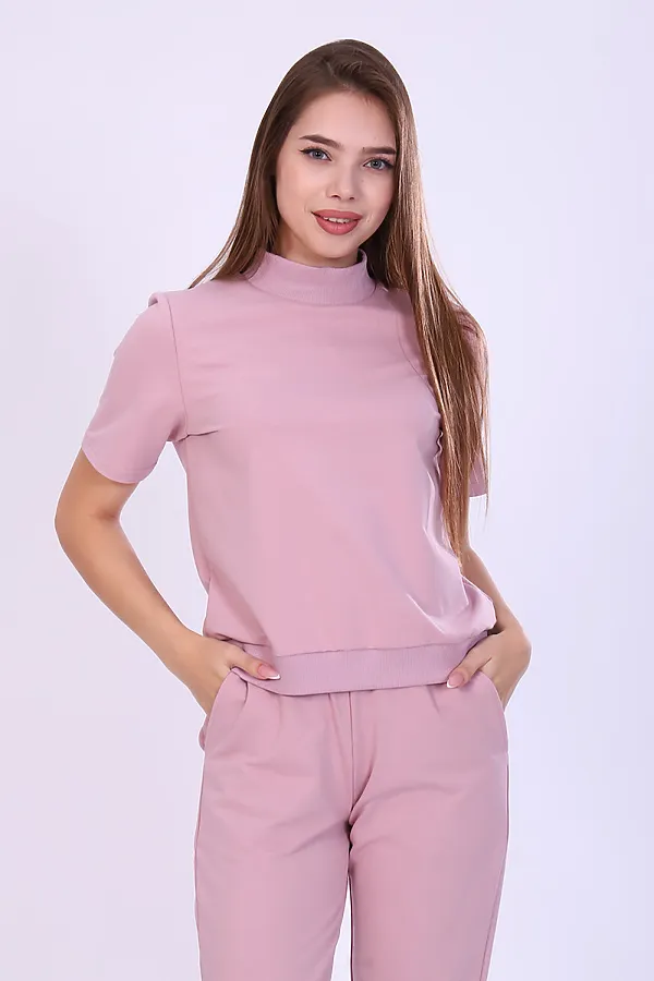 Костюм(брюки+кофта) СОФИЯ37, пудровый - фото 2