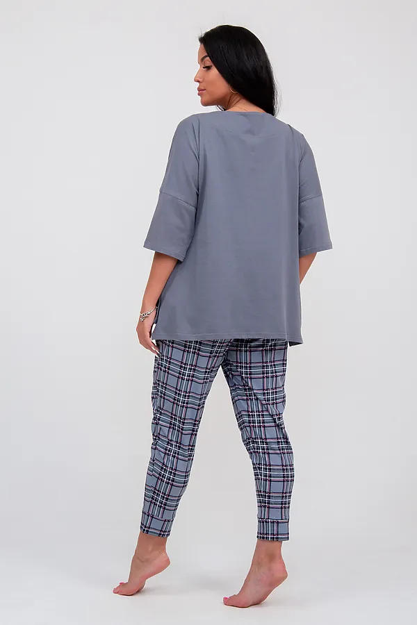 Костюм (Футболка+Брюки) MODELLINI, серый - фото 2