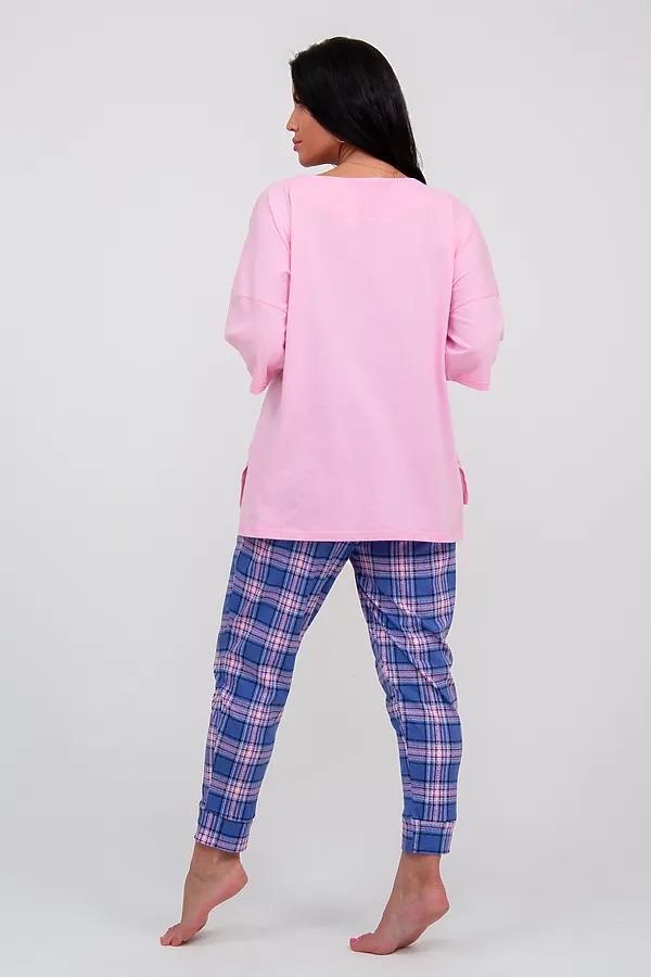 Костюм (Футболка+Брюки) MODELLINI, розовый - фото 2