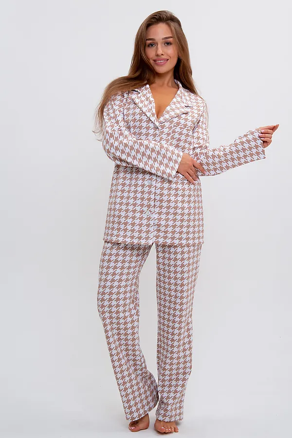 Пижама MODELLINI, кофейный - фото 2