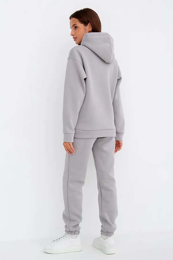 Костюм (Худи+Брюки) MODELLINI, светло-серый - фото 2