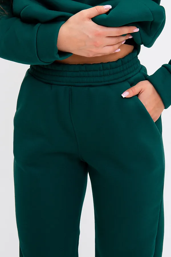 Костюм (Худи+Брюки) MODELLINI, изумрудный - фото 2
