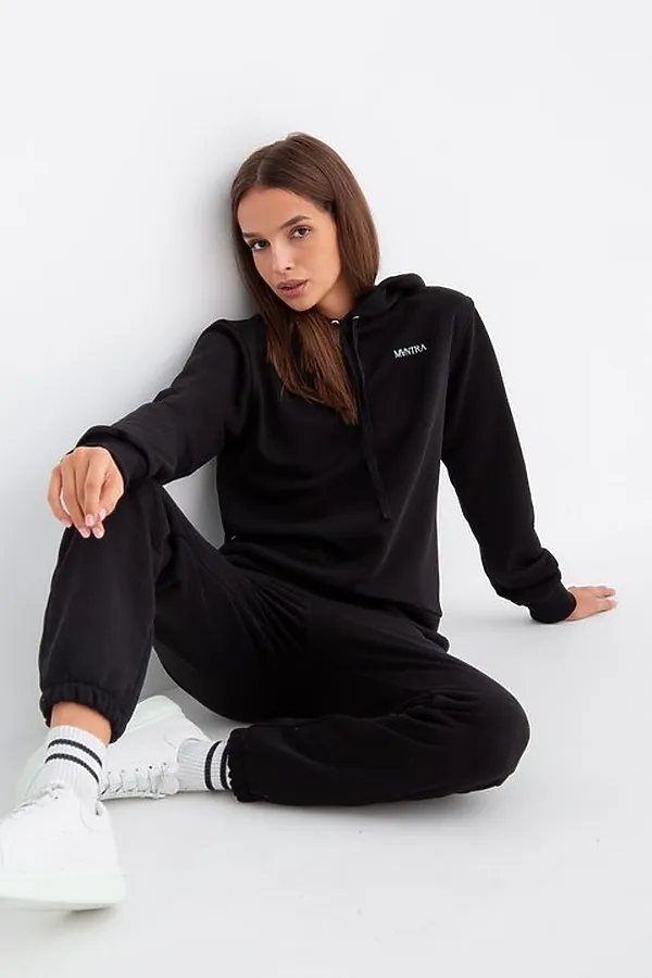 Костюм (Худи+Брюки) MODELLINI, чёрный - фото 2