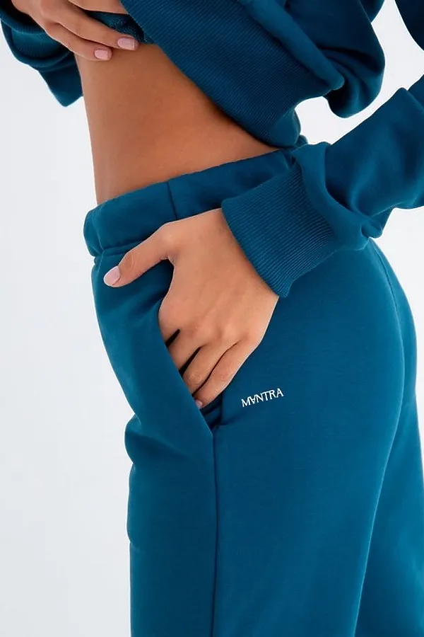 Костюм (Худи+Брюки) MODELLINI, петроль - фото 2