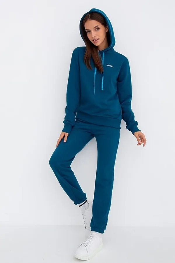 Костюм (Худи+Брюки) MODELLINI, петроль - фото 2