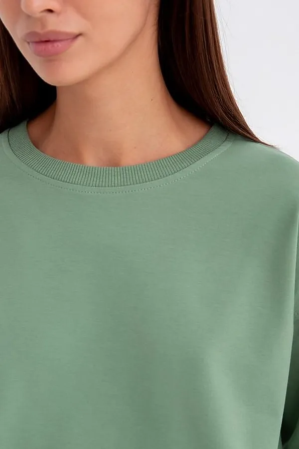 Костюм (Свитшот+Брюки) MODELLINI, фисташковый - фото 2