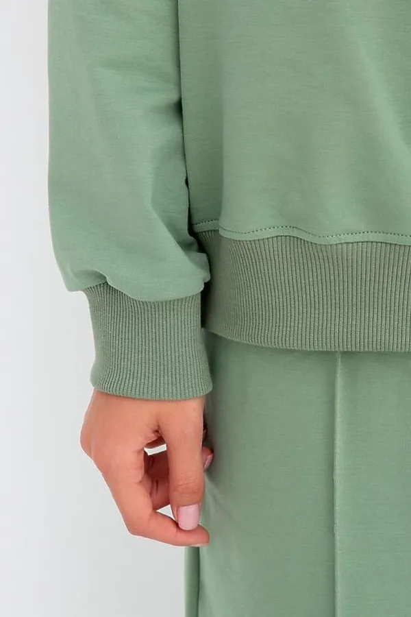 Костюм (Свитшот+Брюки) MODELLINI, фисташковый - фото 2