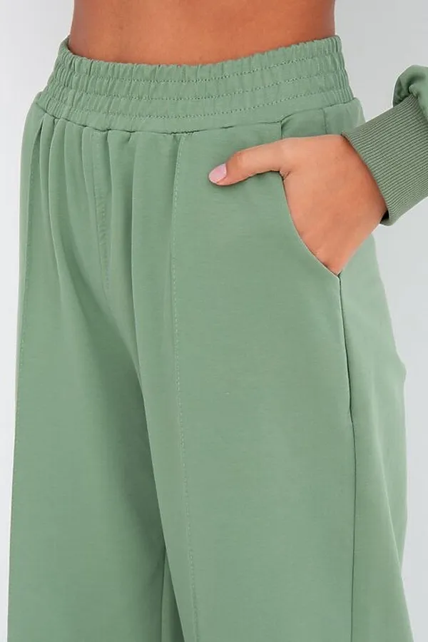 Костюм (Свитшот+Брюки) MODELLINI, фисташковый - фото 2