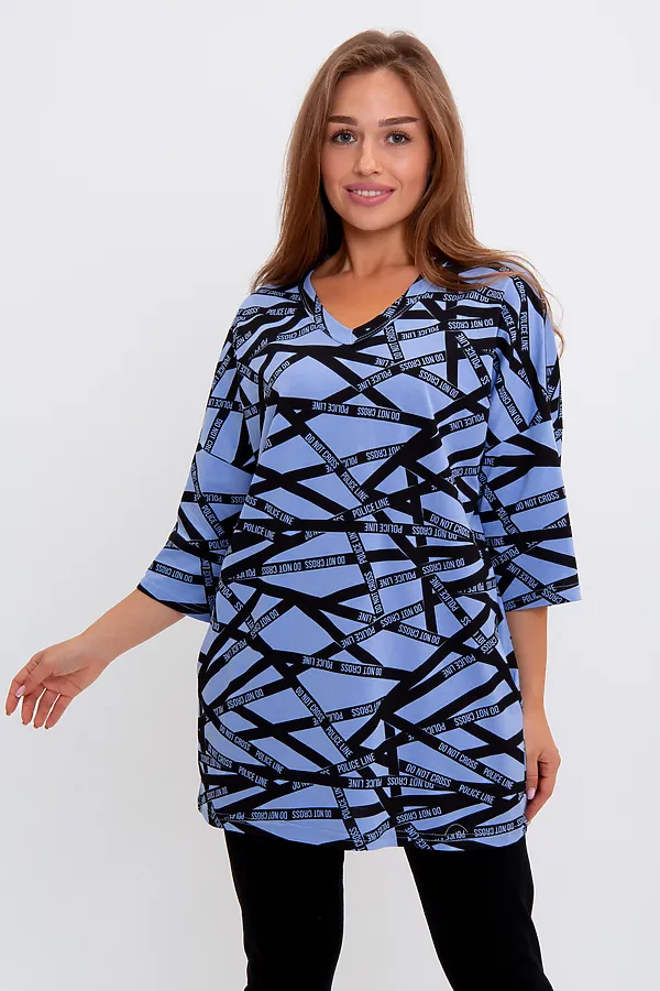 Костюм (Туника+Леггинсы) MODELLINI, сиреневый - фото 2