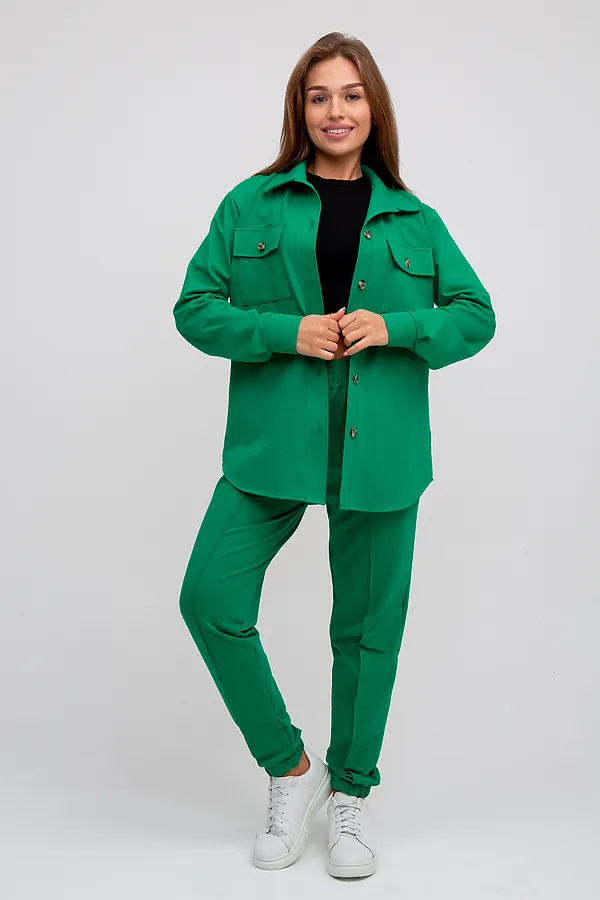 Костюм (Рубашка+Брюки) MODELLINI, зеленый - фото 2