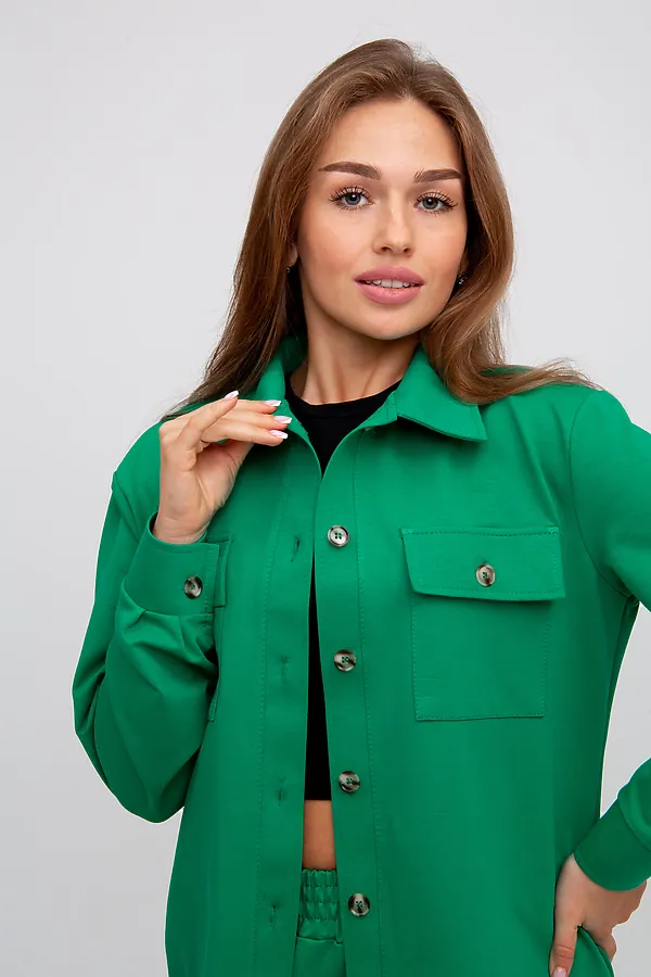 Костюм (Рубашка+Брюки) MODELLINI, зеленый - фото 2