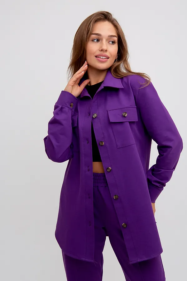 Костюм (Рубашка+Брюки) MODELLINI, фиолетовый - фото 2