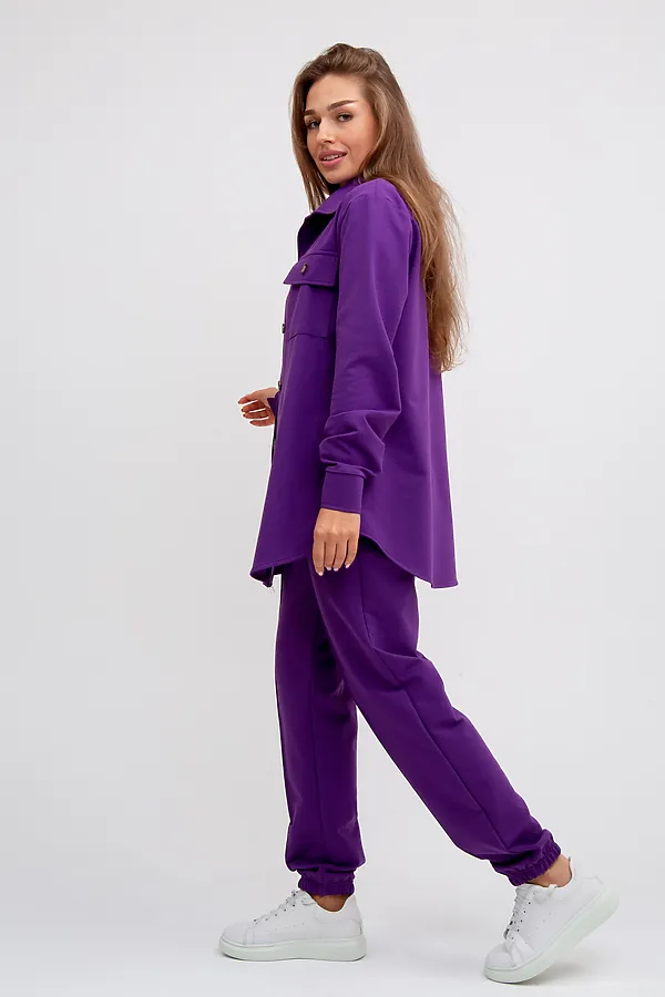 Костюм (Рубашка+Брюки) MODELLINI, фиолетовый - фото 2