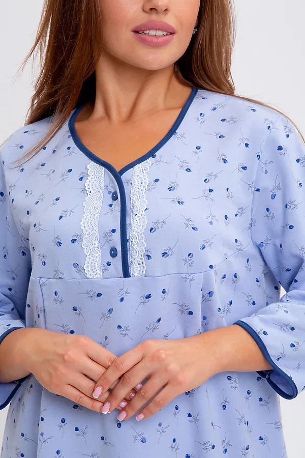 Сорочка MODELLINI, синий - фото 2