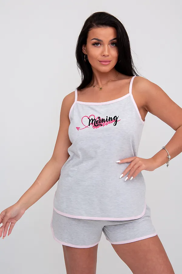 Пижама MODELLINI, серый - фото 2