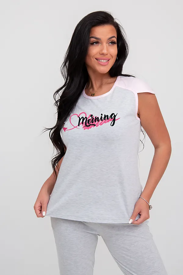 Пижама MODELLINI, серый - фото 2