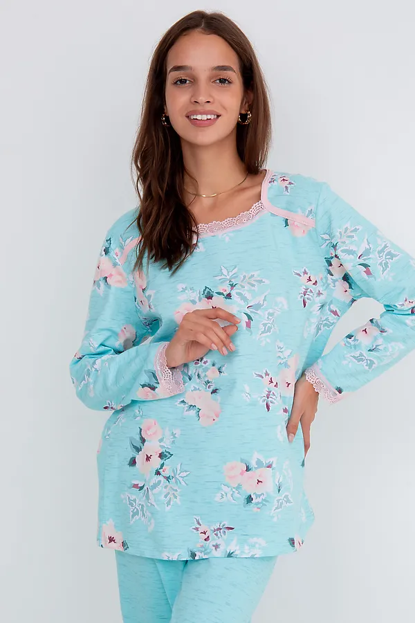 Пижама MODELLINI, бирюзовый - фото 2