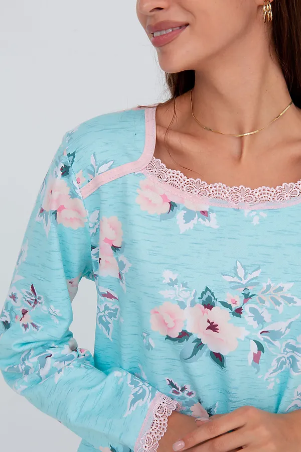 Пижама MODELLINI, бирюзовый - фото 2