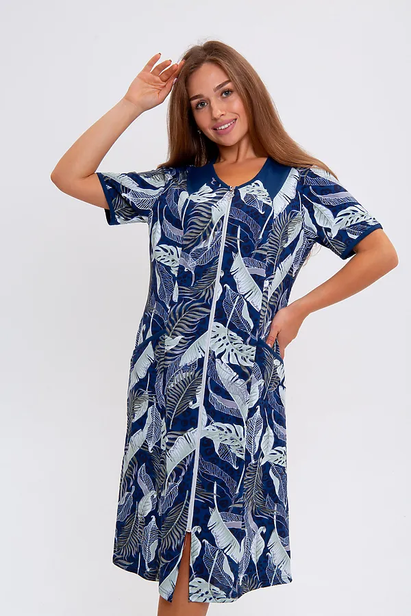 Халат MODELLINI, синий - фото 2