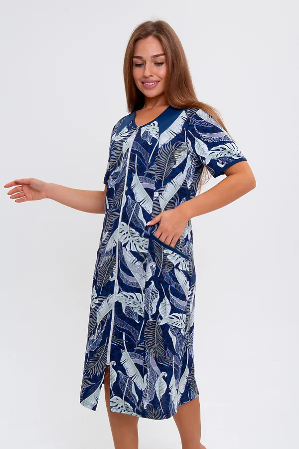 Халат MODELLINI, синий - фото 2