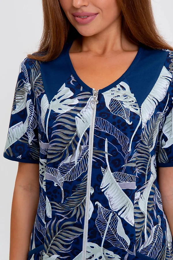 Халат MODELLINI, синий - фото 2