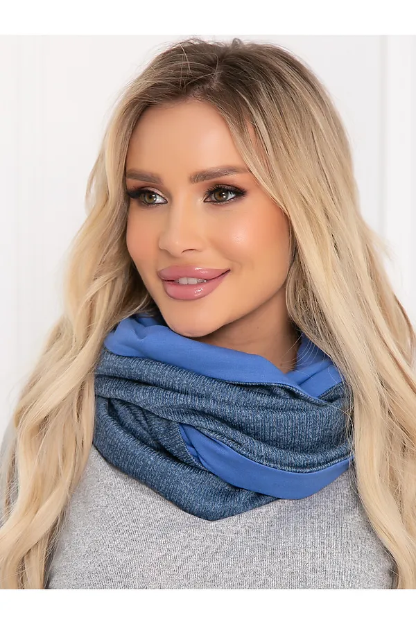 Снуд-капор BELLOVERA, голубой - фото 2