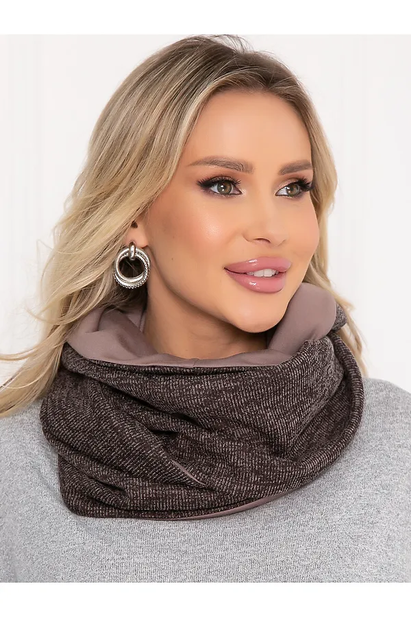 Снуд-капор BELLOVERA, шоколадный - фото 2