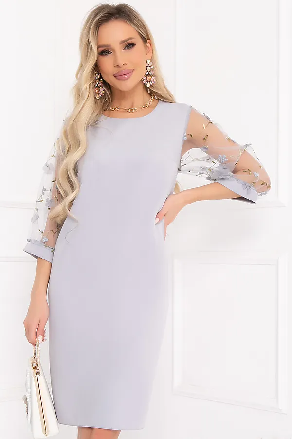 Платье BELLOVERA, серый - фото 2