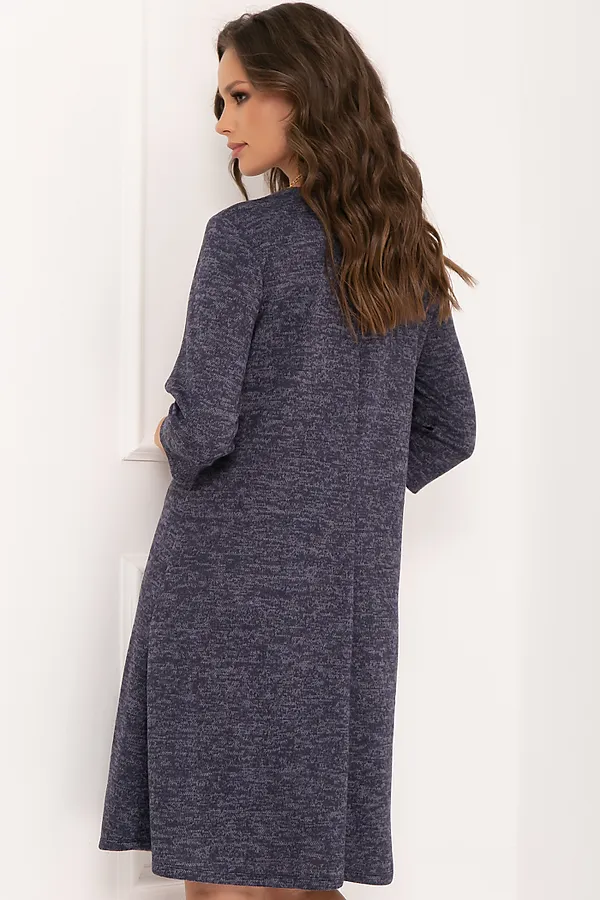 Платье BELLOVERA, серый, синий - фото 2