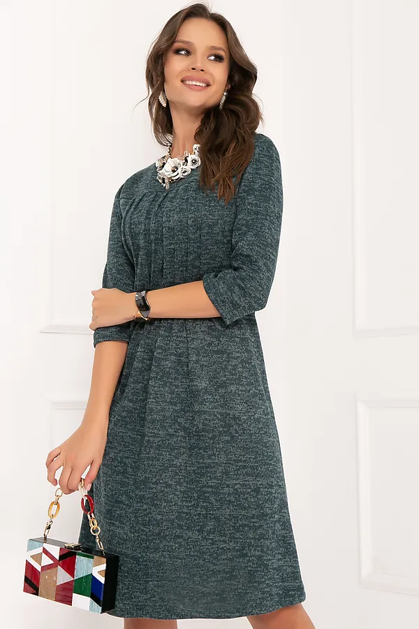 Платье BELLOVERA, изумрудный - фото 2