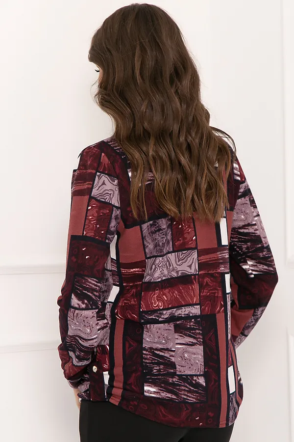 Блуза BELLOVERA, коричневый - фото 2