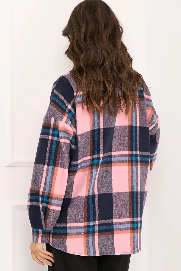 Рубашка  BELLOVERA, розовый, голубой - фото 2