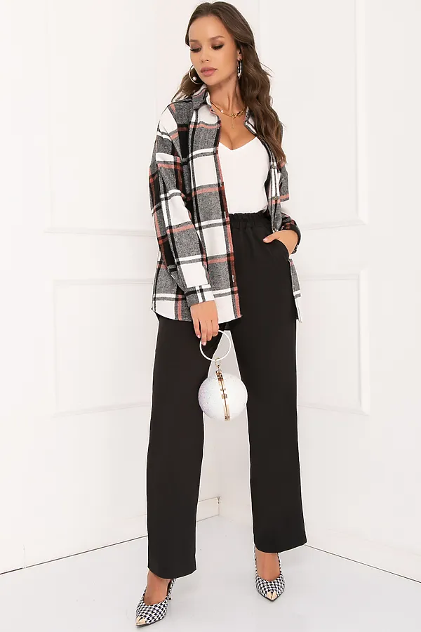 Рубашка BELLOVERA, черный, белый - фото 2