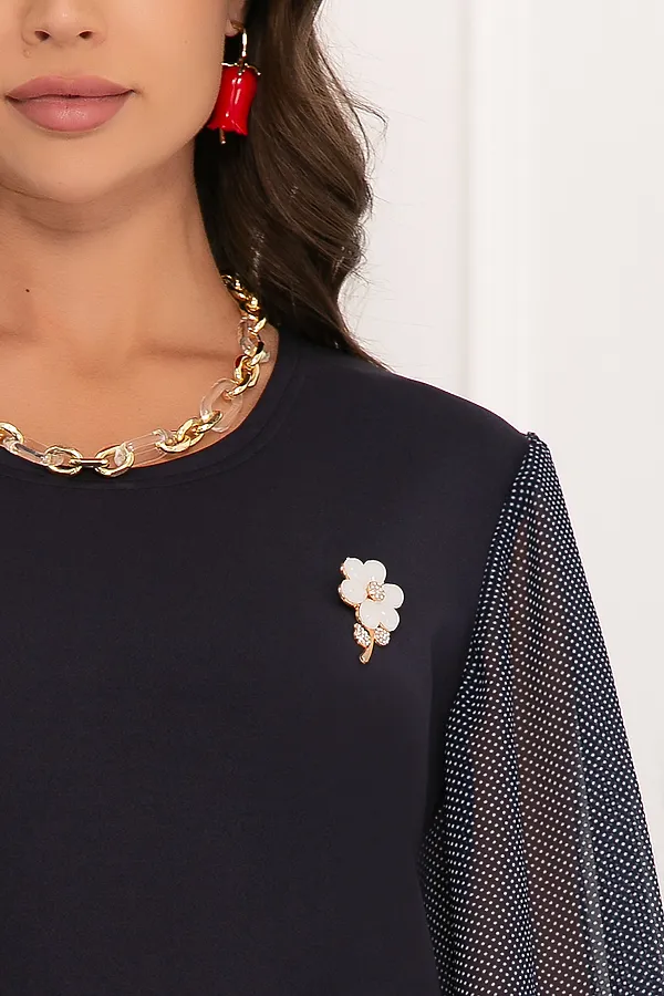 Платье BELLOVERA, темно-синий - фото 2