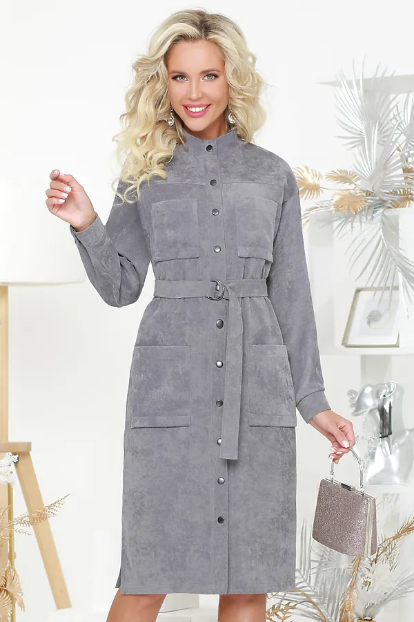 Платье DSTREND, серый - фото 2