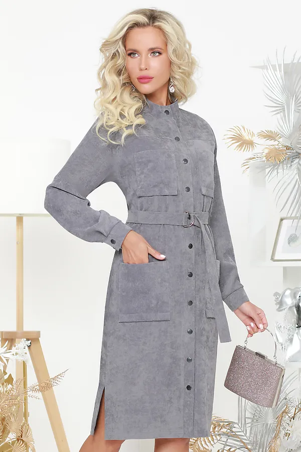 Платье DSTREND, серый - фото 2