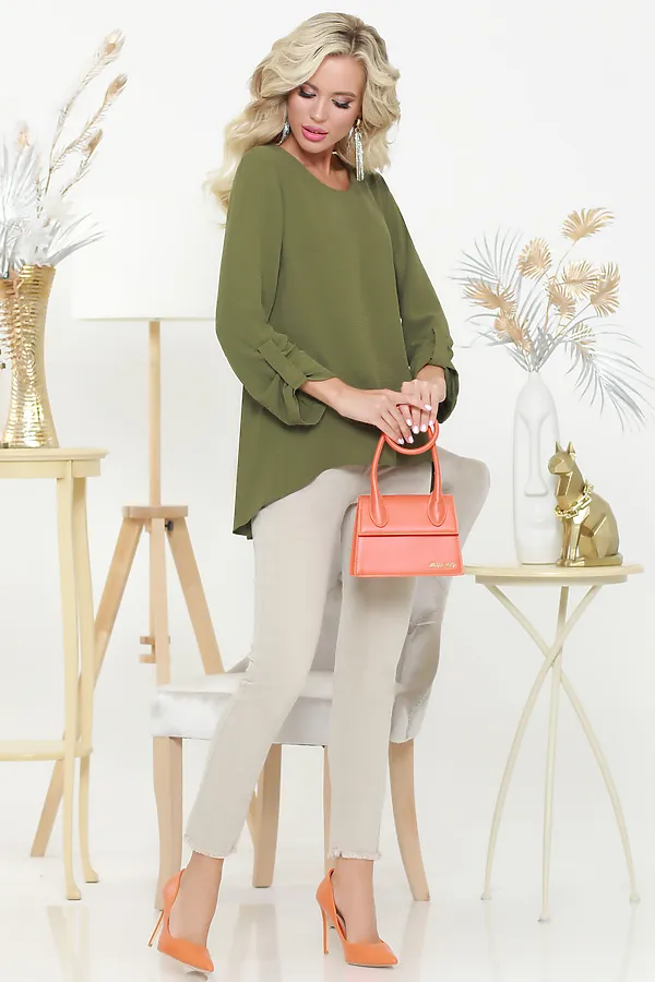 Блуза DSTREND, хаки - фото 2