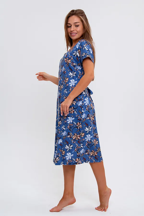 Халат MODELLINI, индиго - фото 2