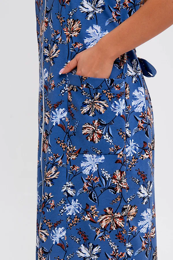 Халат MODELLINI, индиго - фото 2