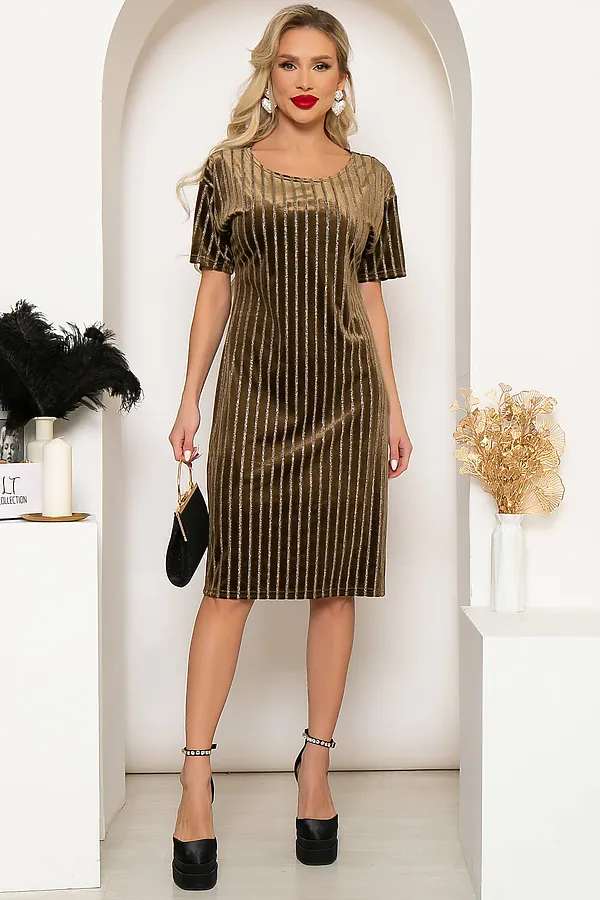 Платье LADY TAIGA, хаки - фото 2