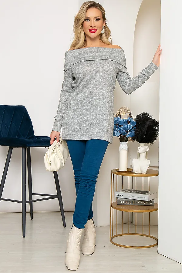 Туника LADY TAIGA, грей - фото 2