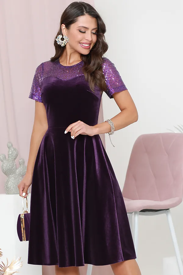 Платье DSTREND, фиолетовый - фото 2