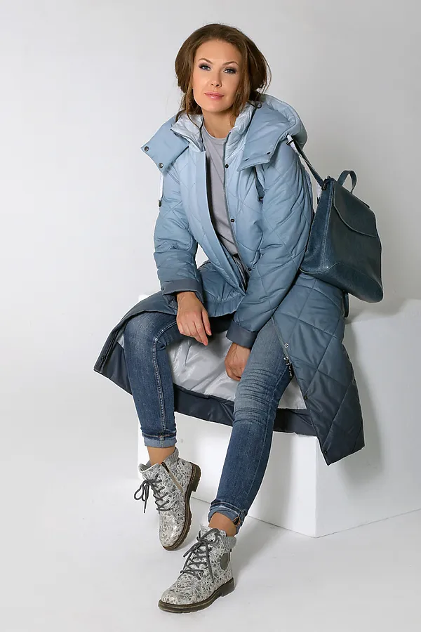 Пальто DIZZYWAY, серо-зеленый - фото 2