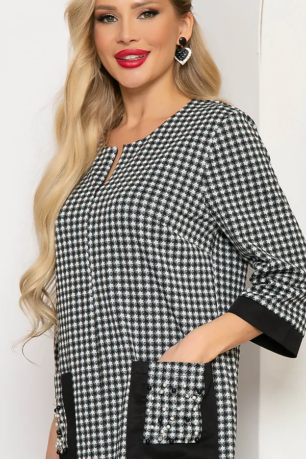 Платье LADY TAIGA, блэк энд вайт - фото 2