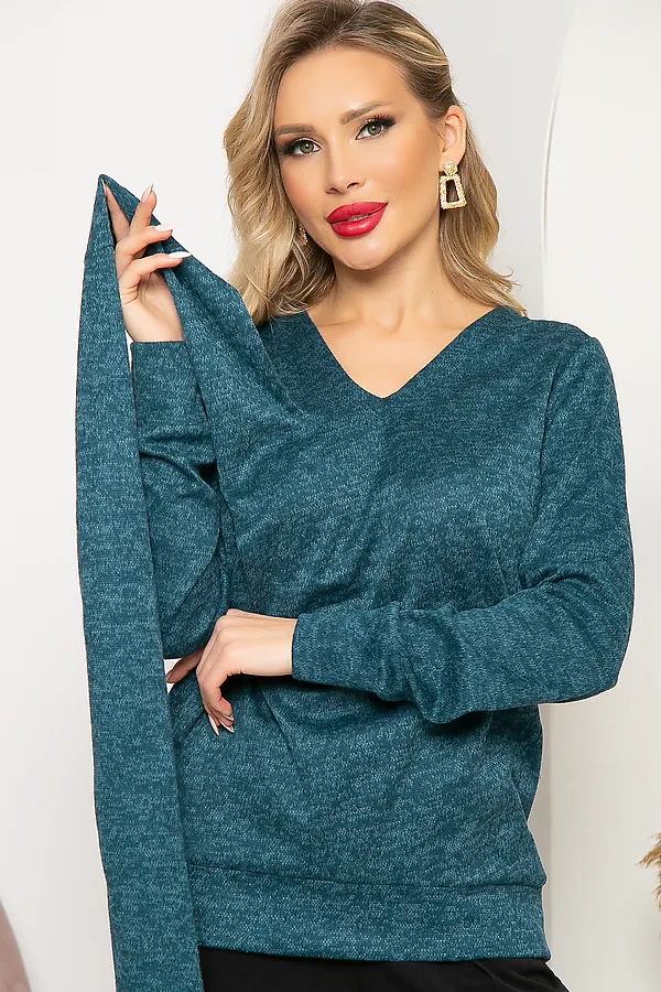 Джемпер LADY TAIGA, изумруд - фото 2