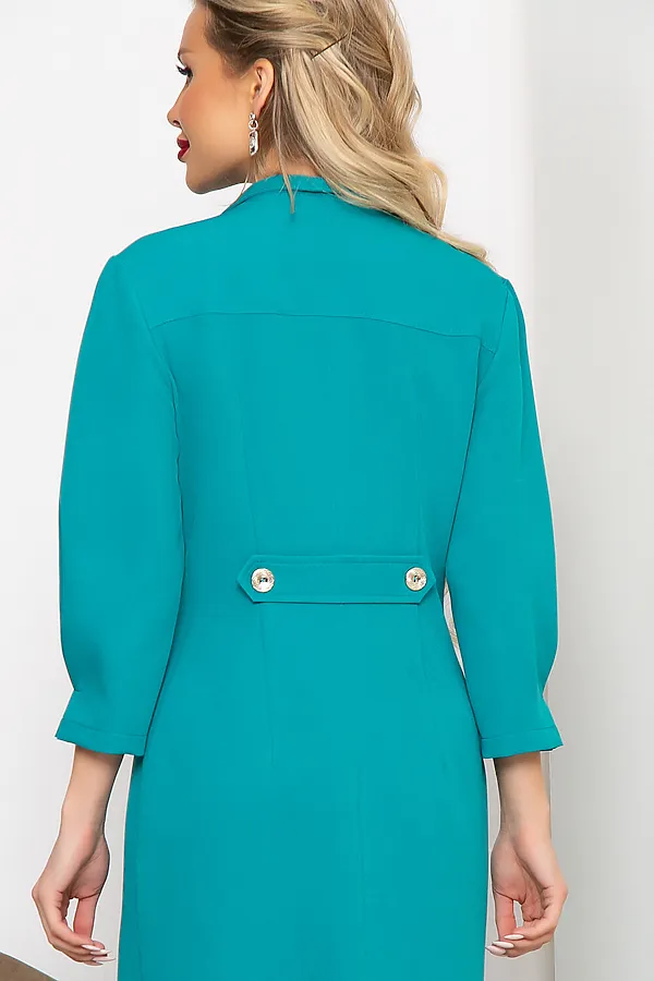 Платье LADY TAIGA, бирюза - фото 2