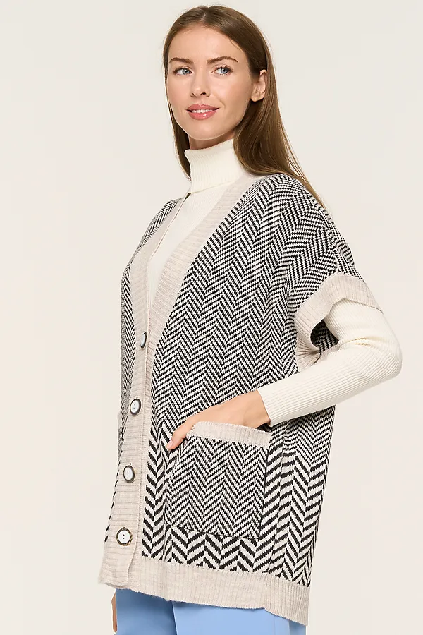 Жилет VAY, св.бежевый/антрацит - фото 2