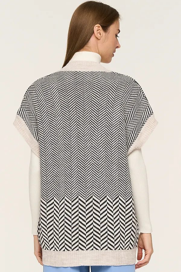 Жилет VAY, св.бежевый/антрацит - фото 2